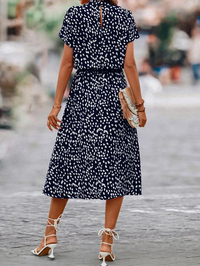 Ellie | Robe À Manches Courtes Pour Femmes | Midi