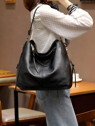 Jacky - Sac à bandoulière d'été en cuir, élégant et spacieux, pour femmes