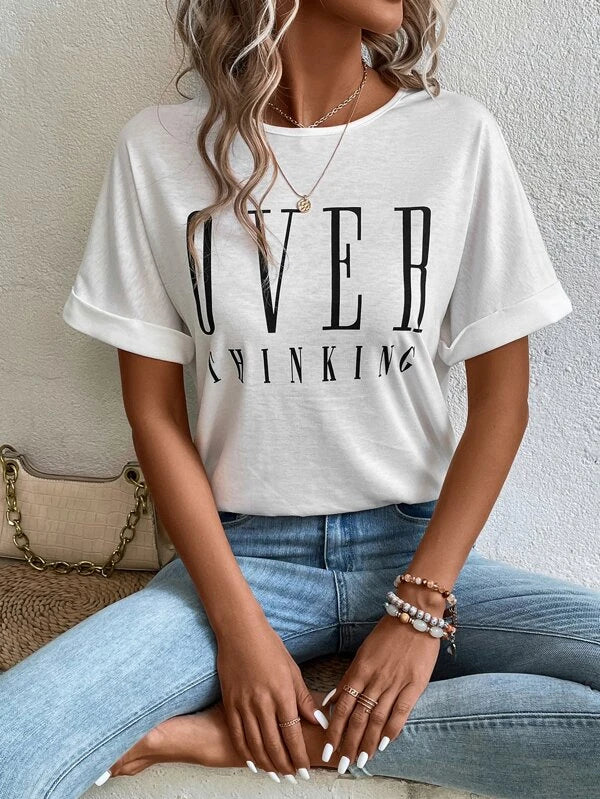 Bernadette | T-Shirt Manche Courte Pour Femme | Blanc