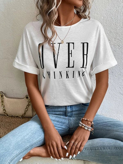 Bernadette | T-Shirt Manche Courte Pour Femme | Blanc