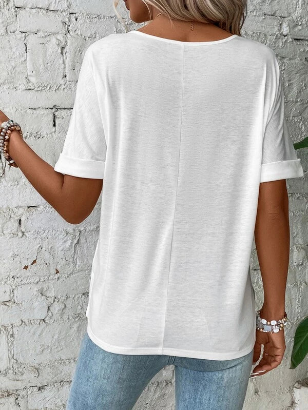 Bernadette | T-Shirt Manche Courte Pour Femme | Blanc