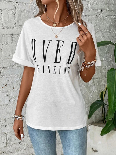 Bernadette | T-Shirt Manche Courte Pour Femme | Blanc