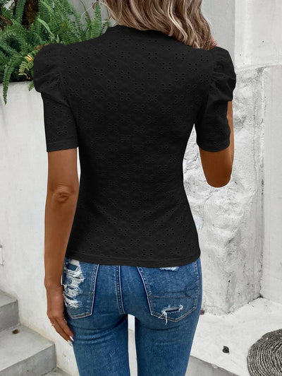 Daiana | Top Manches Bouffantes Pour Femme | Chic