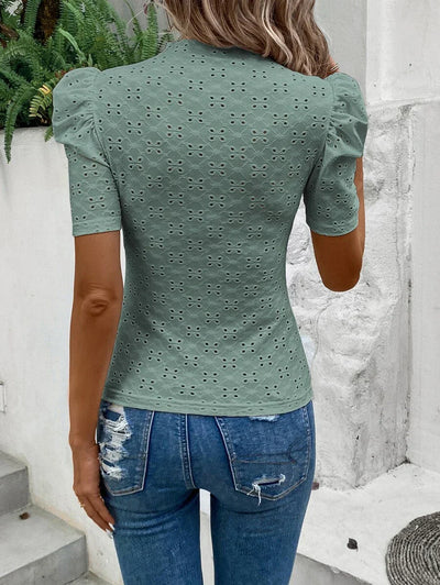 Daiana | Top Manches Bouffantes Pour Femme | Chic