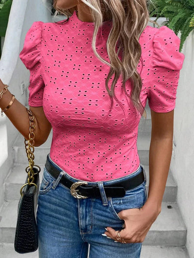 Daiana | Top Manches Bouffantes Pour Femme | Chic