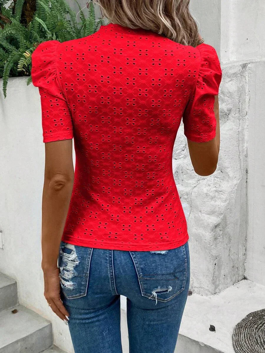 Daiana | Top Manches Bouffantes Pour Femme | Chic