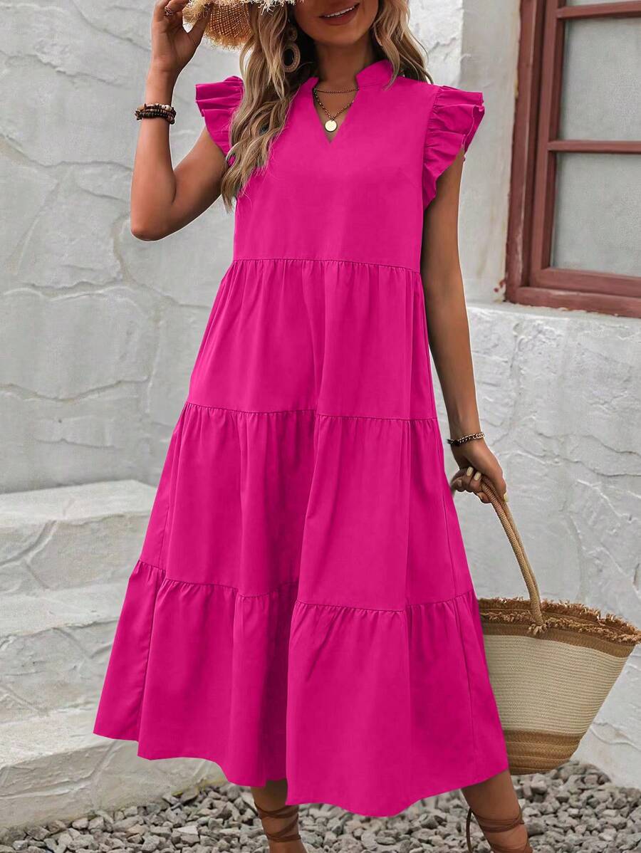 Fleur | Robe Simple Pour Femme | Midi