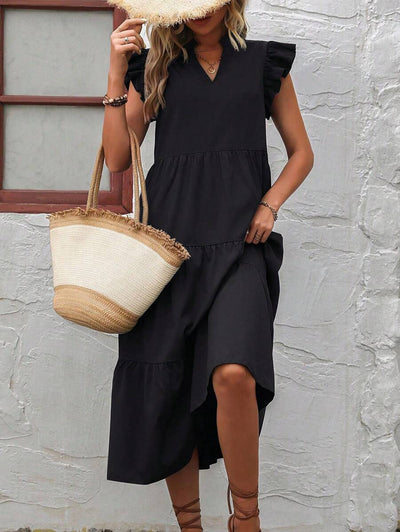 Fleur | Robe Simple Pour Femme | Midi