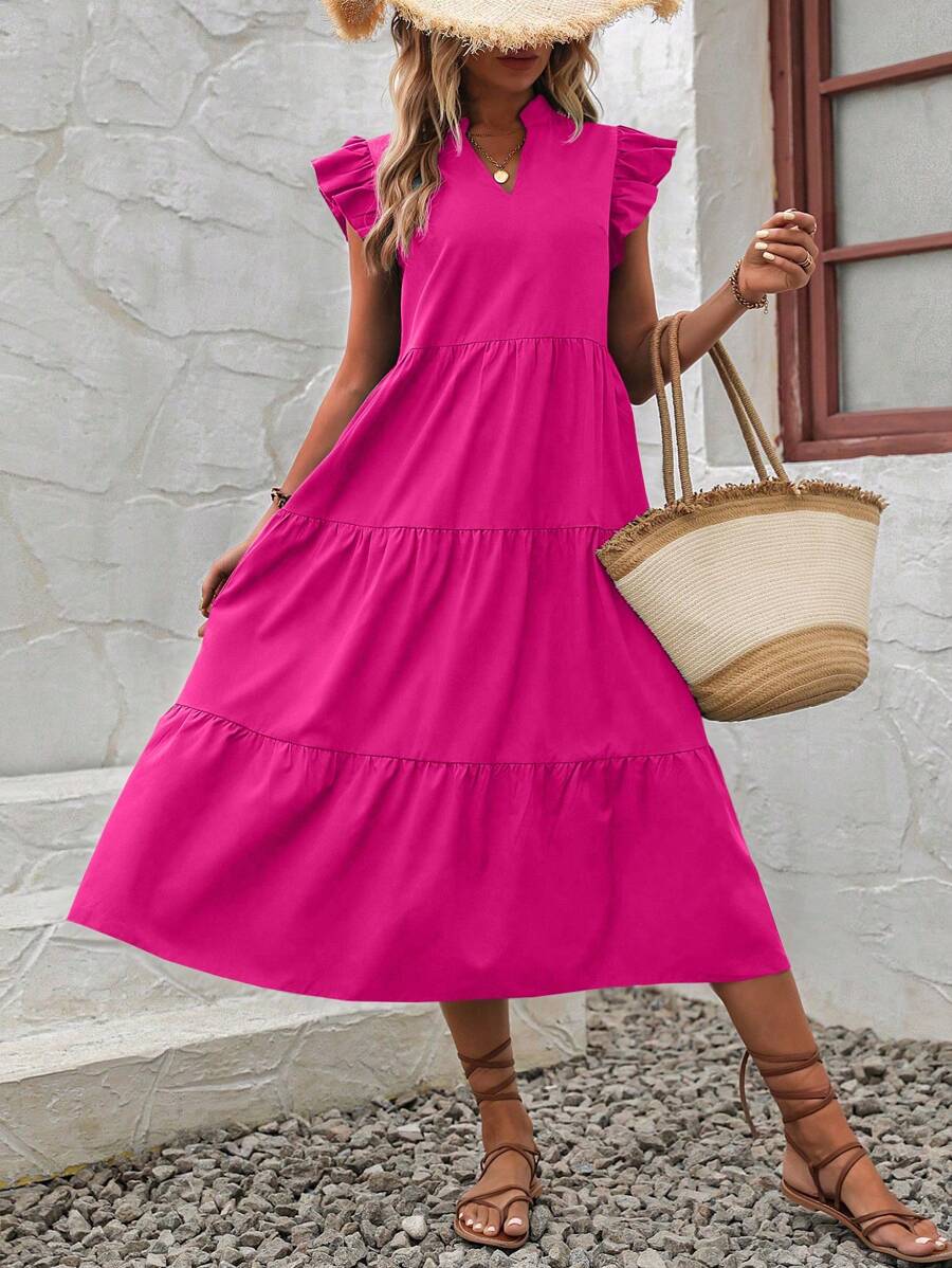 Fleur | Robe Simple Pour Femme | Midi