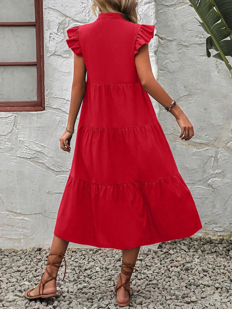 Fleur | Robe Simple Pour Femme | Midi
