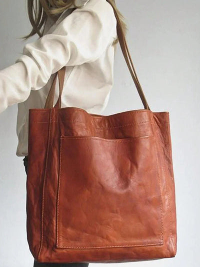 Sac de style vintage de grande capacité avec lanière amovible