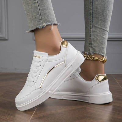 Amélie | Chaussure Blanche  Pour Femme | À Lacets