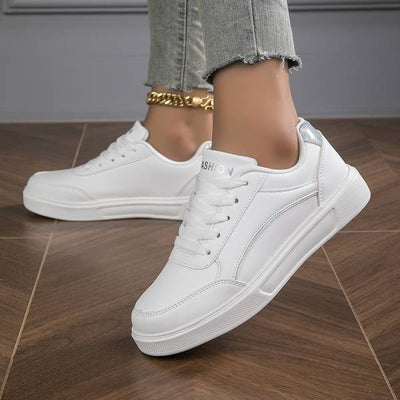 Amélie | Chaussure Blanche  Pour Femme | À Lacets