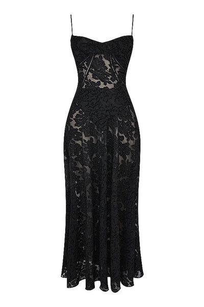 Paulette - Robe longue corset