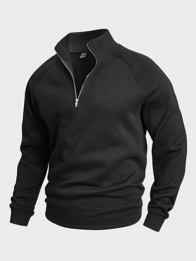 Pull classique demi-zip