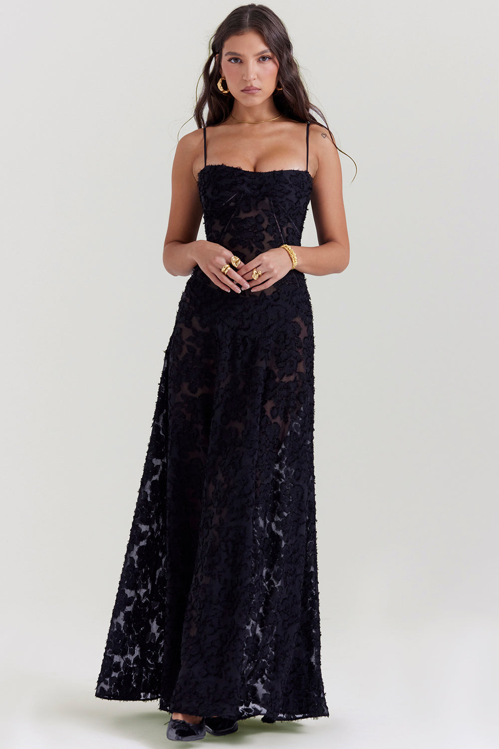 Olivette - Robe longue sans manches