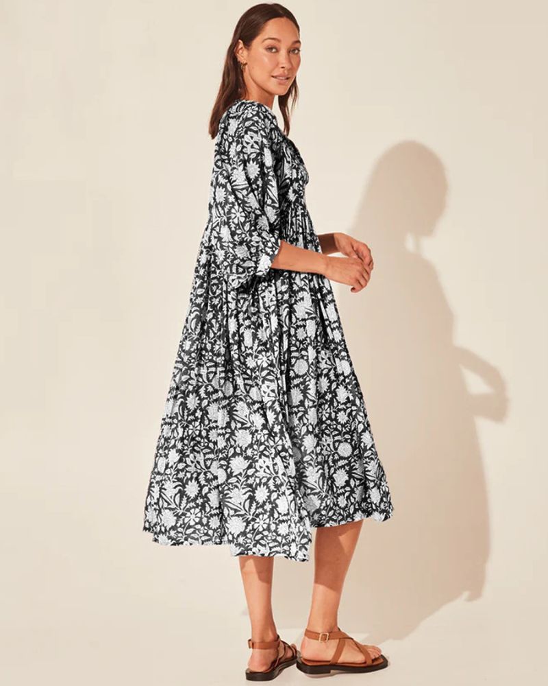 AMARE - ROBE BOHO À MOTIFS FLORAUX