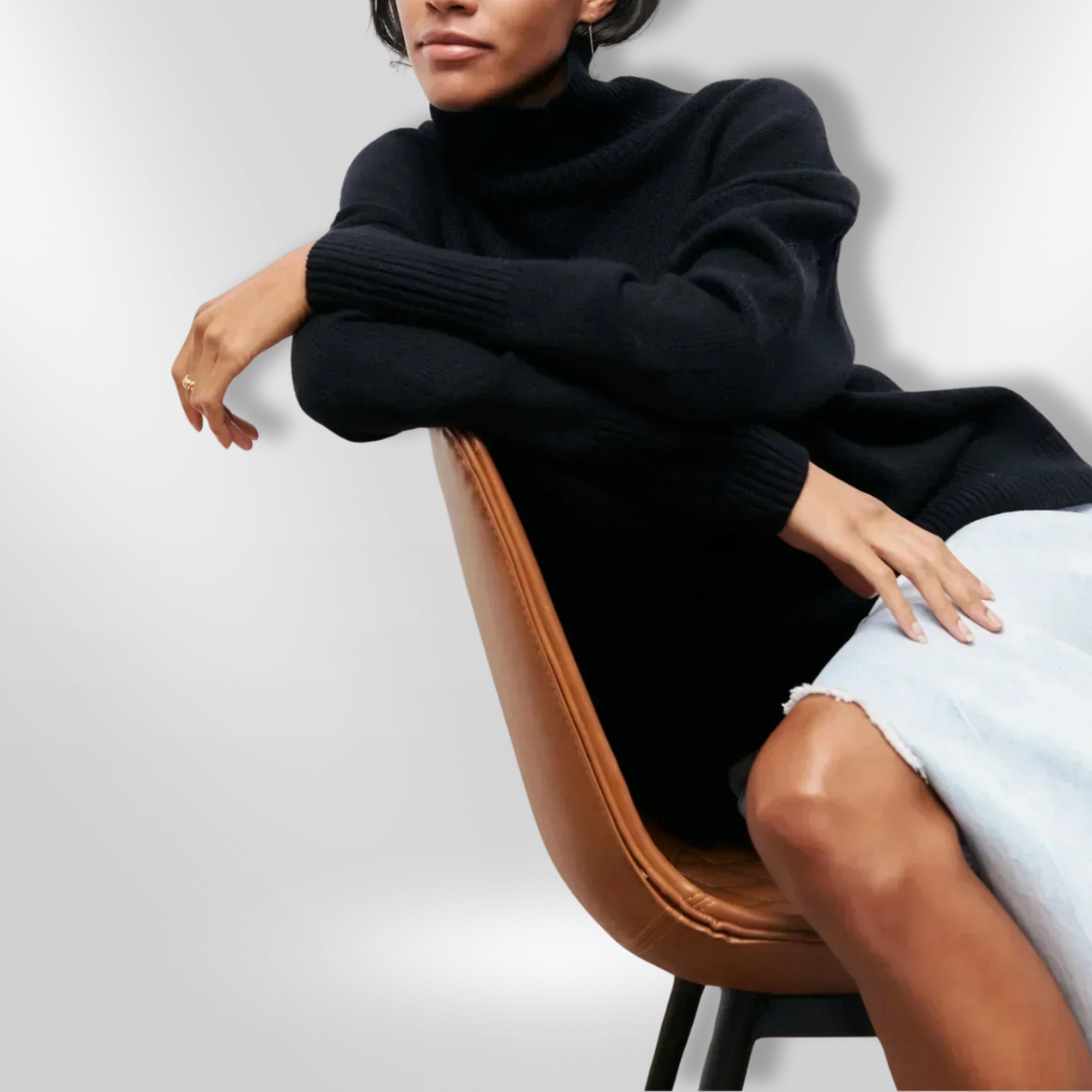 OLIVIA | Pull col roulé
