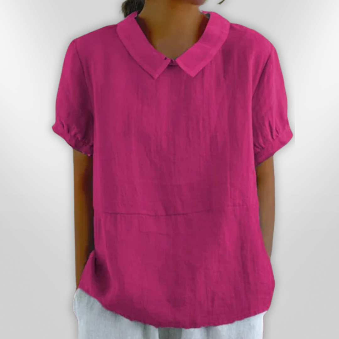 MABEL | Blouse à Col Classique