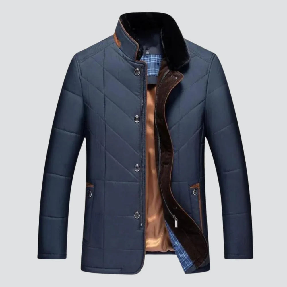 FÉLIX | Manteau d'hiver chaud pour hommes avec col montant