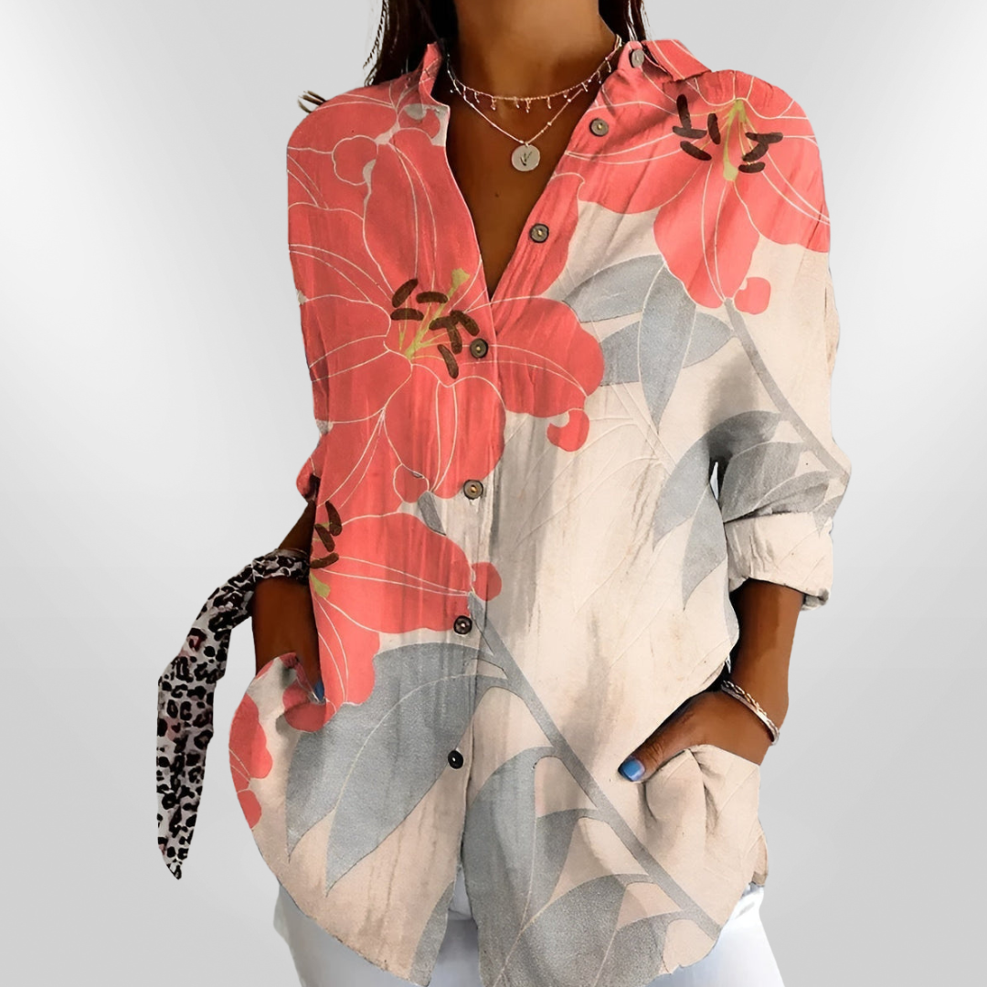 MAIA | Blouse Fleurie en Coton