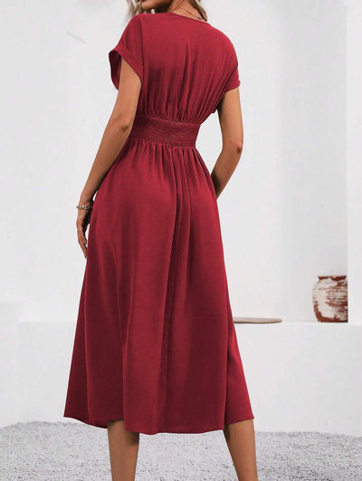 Brigette | Robe Simple Pour Femme | Midi
