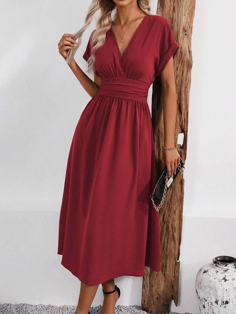Brigette | Robe Simple Pour Femme | Midi
