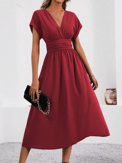 Brigette | Robe Simple Pour Femme | Midi