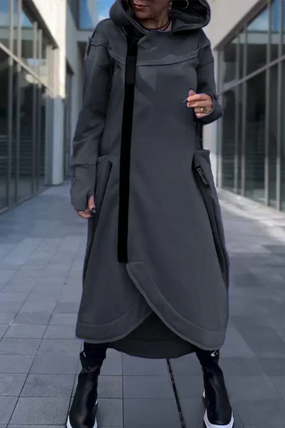 MANA™ | HOODIE LONG AVEC ZIP EN TISSUS LÉGERS ET RESPIRANTS