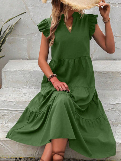 Fleur | Robe Simple Pour Femme | Midi