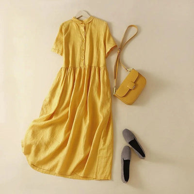 ROBE EN LIN ALINA