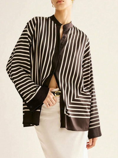 Chemise élégante à rayures