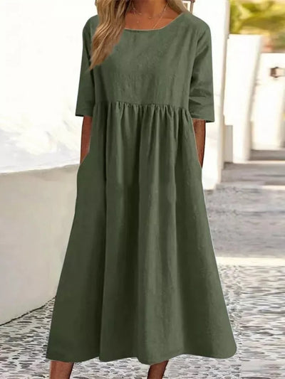 Rose - Robe D'Été Légère Et Respirante Pour Les Jours Chauds