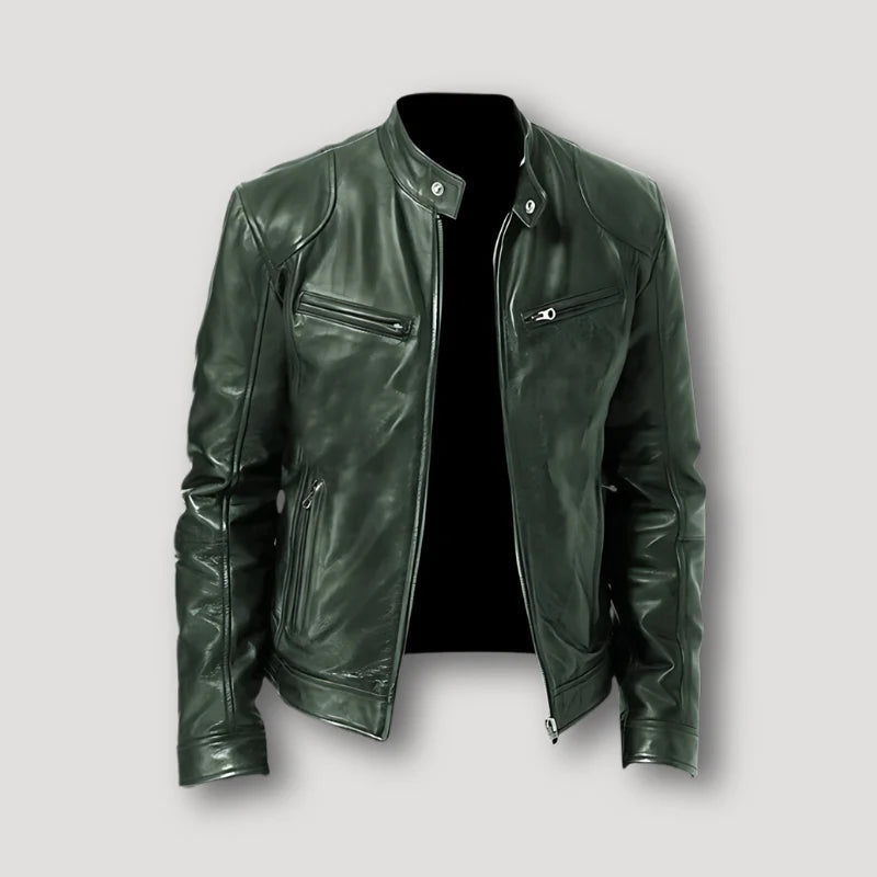 RINO | Veste en cuir décontractée