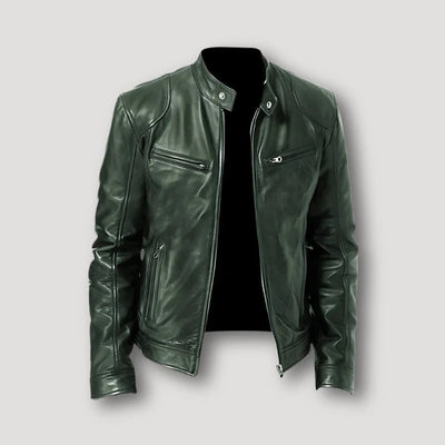 RINO | Veste en cuir décontractée