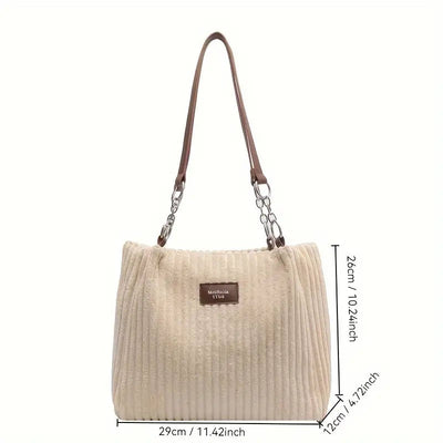 JULIA |  Sac en Velours Côtelé en Coton