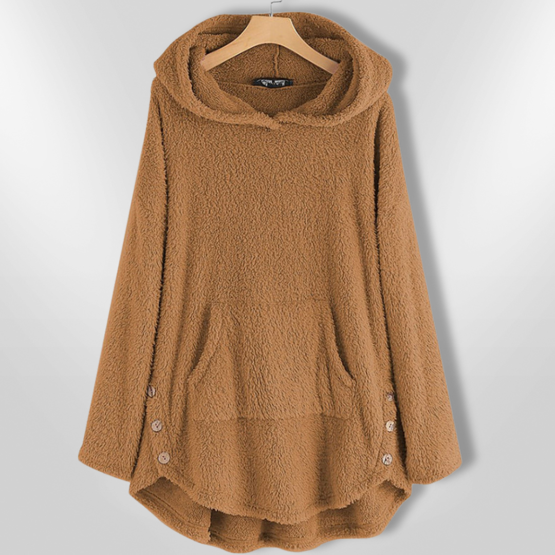 AGNES | Sweat à capuche ultra-doux en peluche