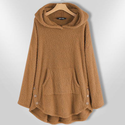 AGNES | Sweat à capuche ultra-doux en peluche