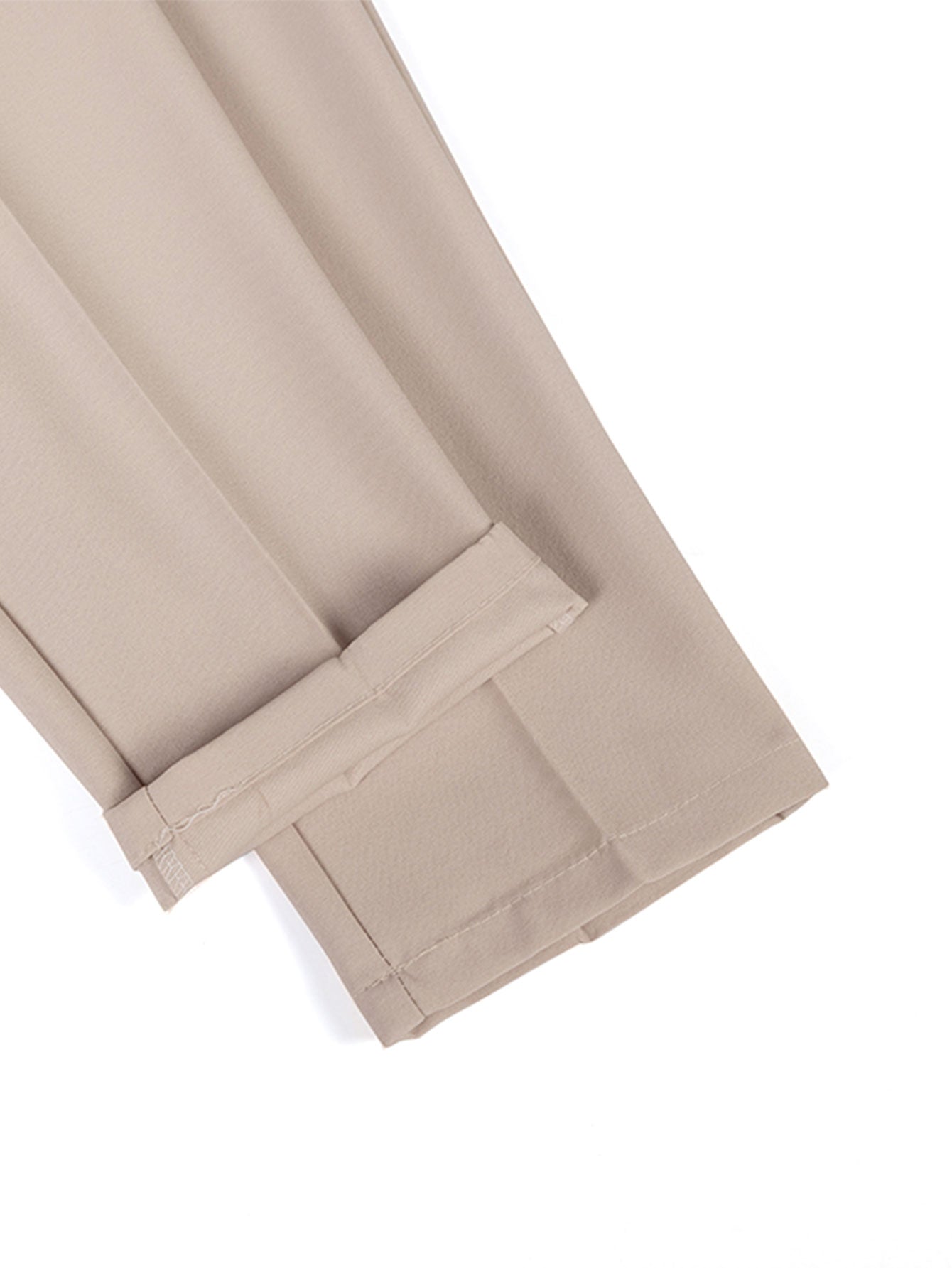 Pantalon Ajusté Fuselé en Tissu Léger