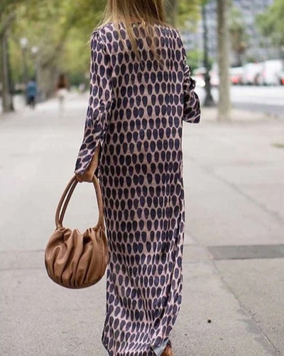 Chloe™ | Robe Longue Imprimée Coupe Décontractée