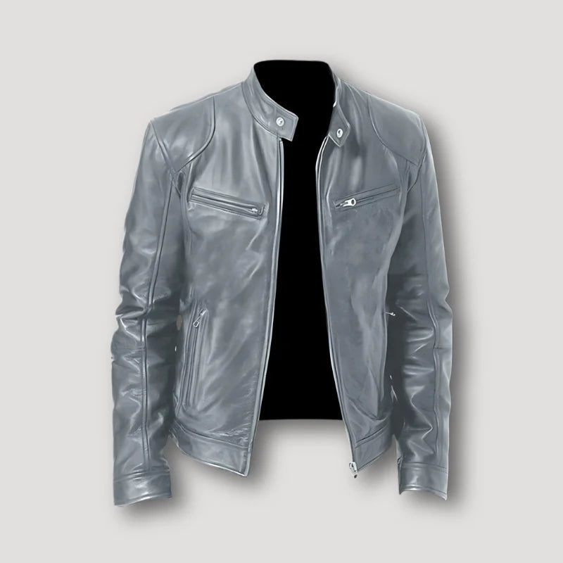RINO | Veste en cuir décontractée