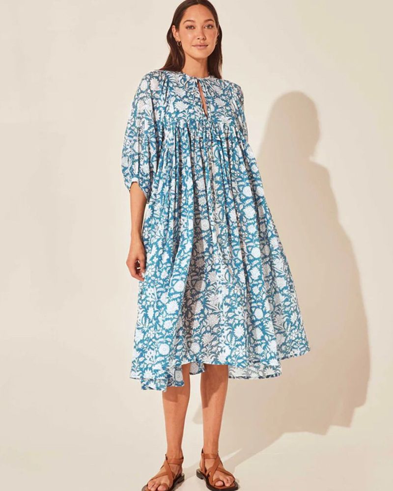 AMARE - ROBE BOHO À MOTIFS FLORAUX
