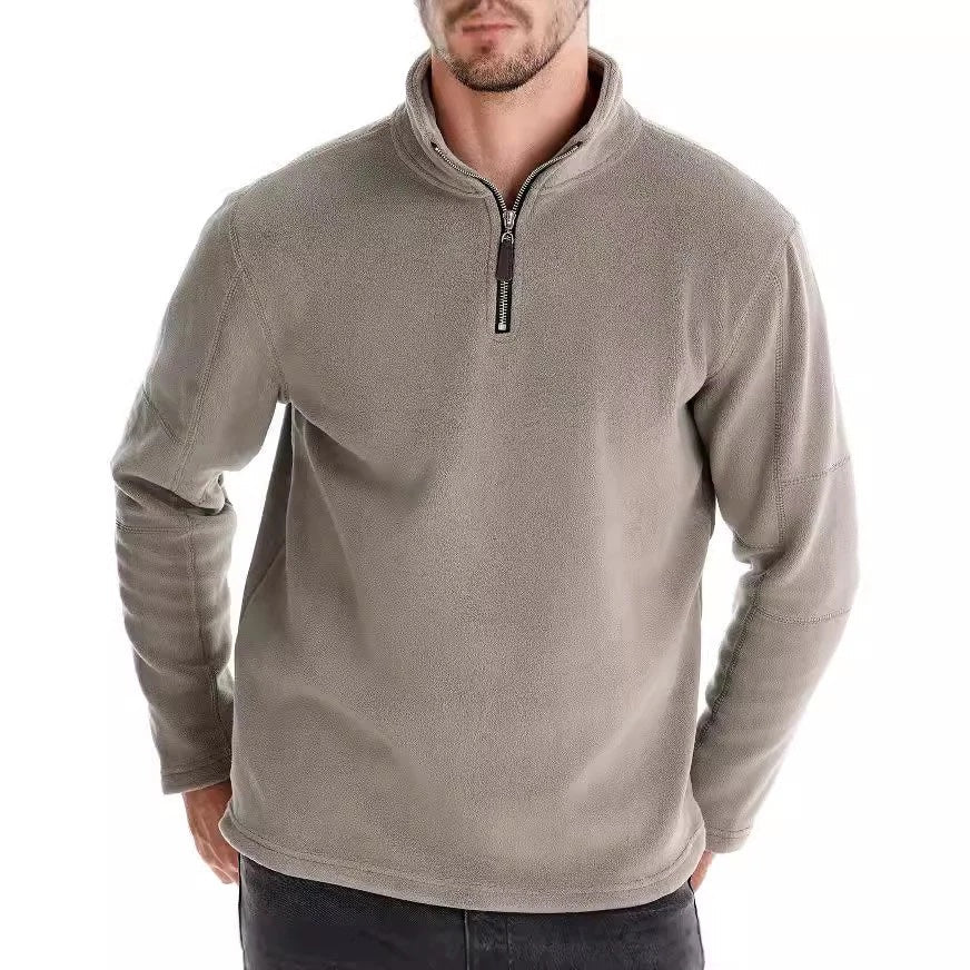 JOSUÉ | Pull polaire quart de zip
