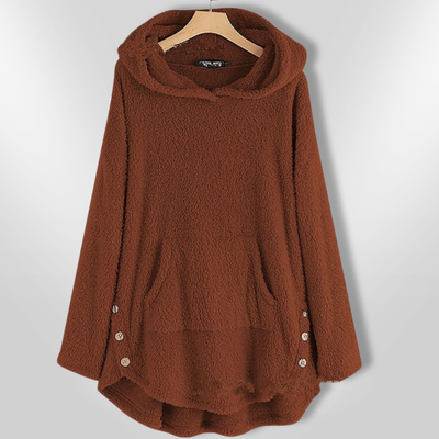 AGNES | Sweat à capuche ultra-doux en peluche
