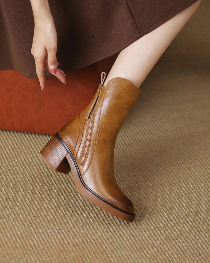 Belle Étoile Nice™ | Garciel - Bottines en cuir