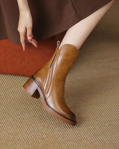 Belle Étoile Nice™ | Garciel - Bottines en cuir