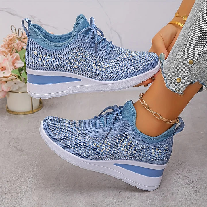 Clara | Baskets orthopédiques avec strass scintillants