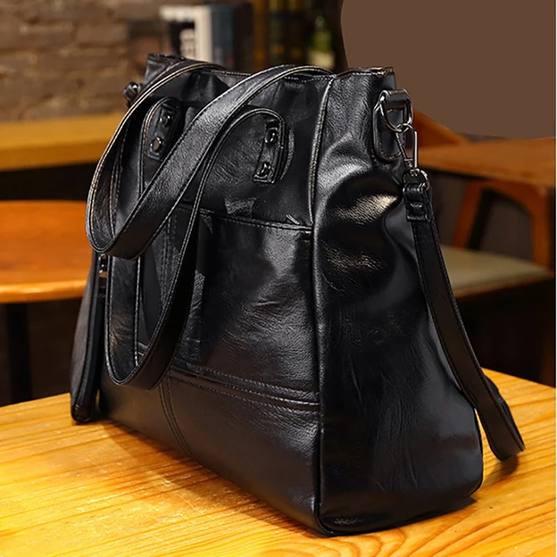 ANNELIES™ - SAC EN CUIR VEGAN RÉTRO