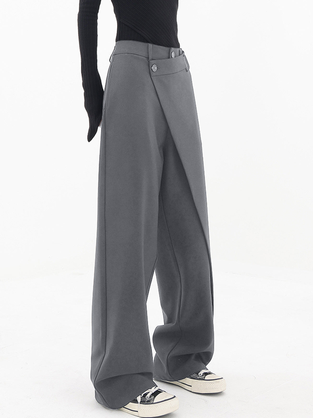 MIRIAM | Pantalon ample asymétrique
