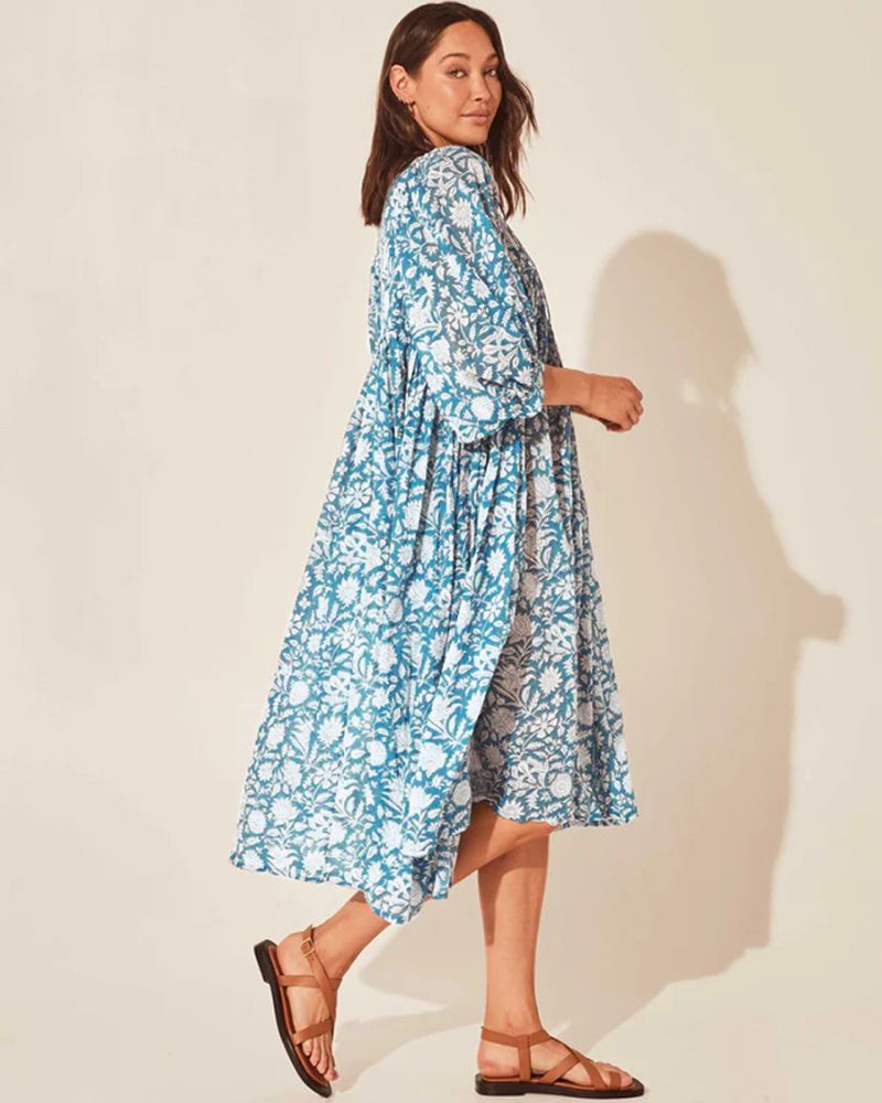 AMARE - ROBE BOHO À MOTIFS FLORAUX